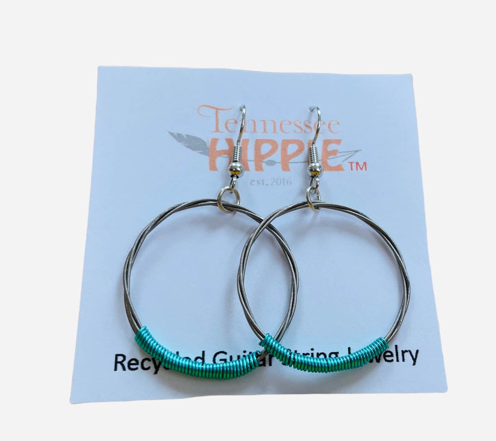 Guitar String Hoops Small