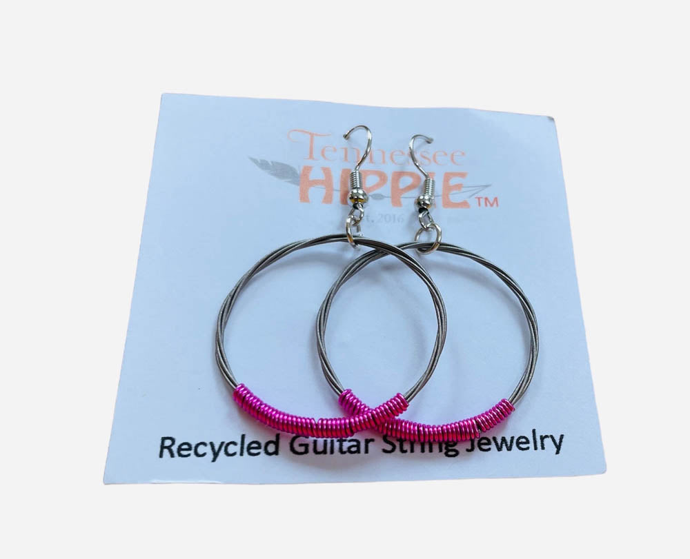 Guitar String Hoops Small