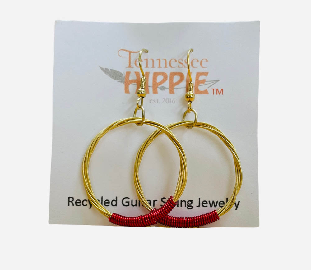 Guitar String Hoops Small