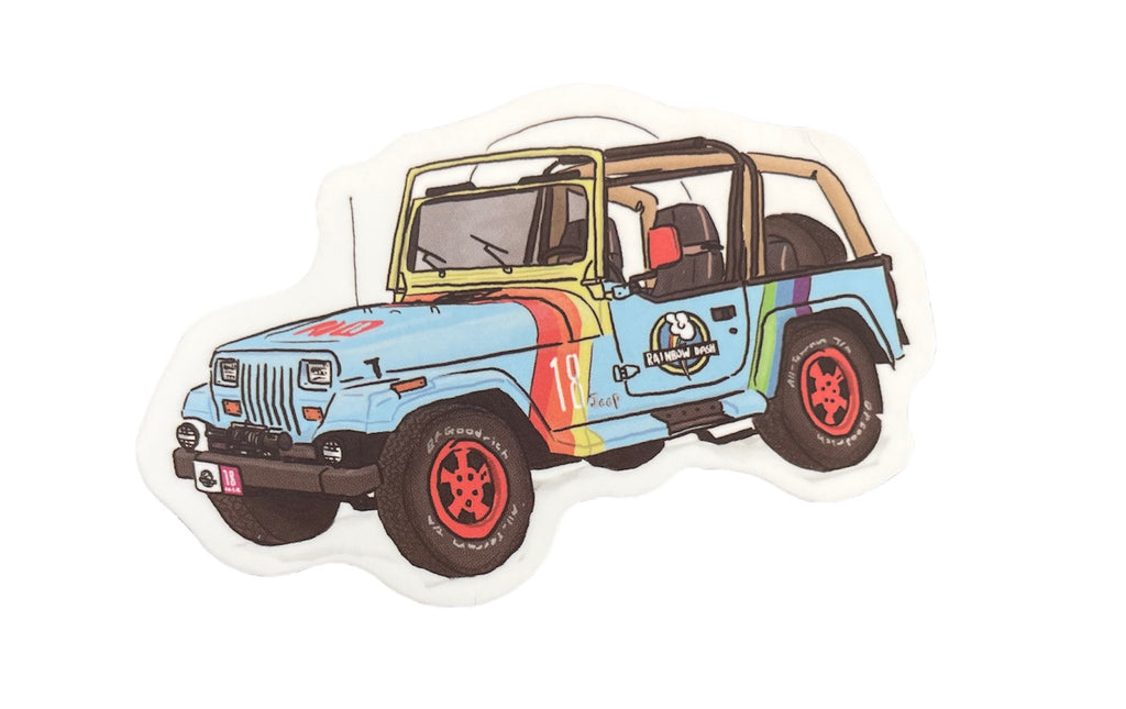 Blue Jeep Sticker