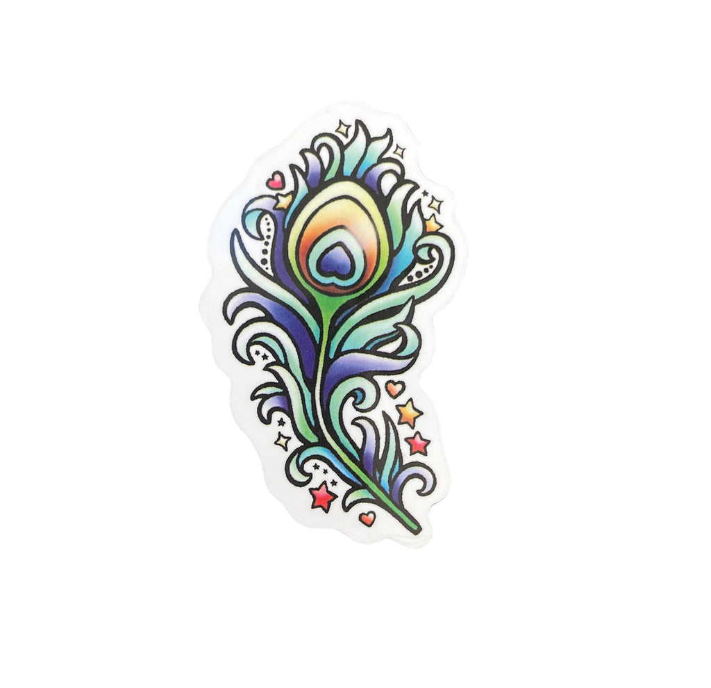 Heart Flower Sticker