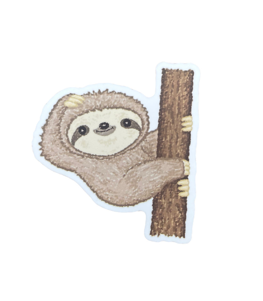 Sloth Rubbing Head Sticker