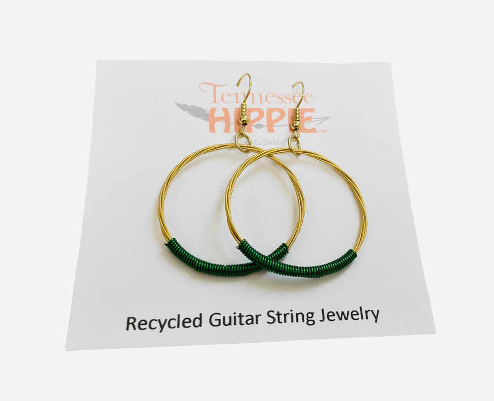 Guitar String Hoops Large