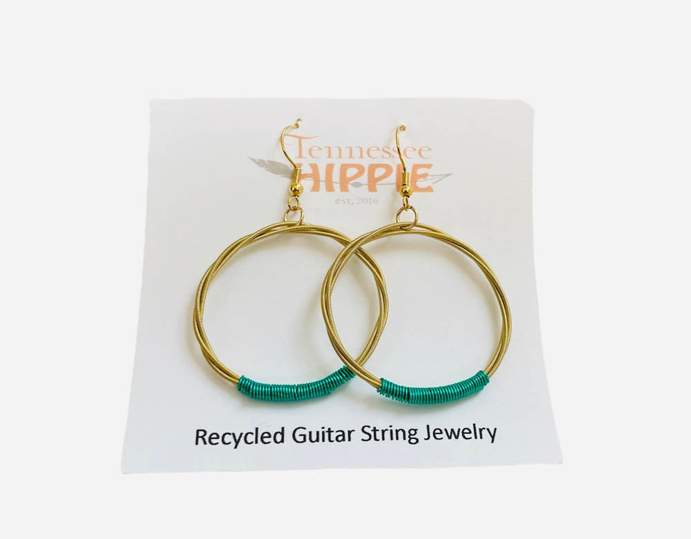 Guitar String Hoops Large