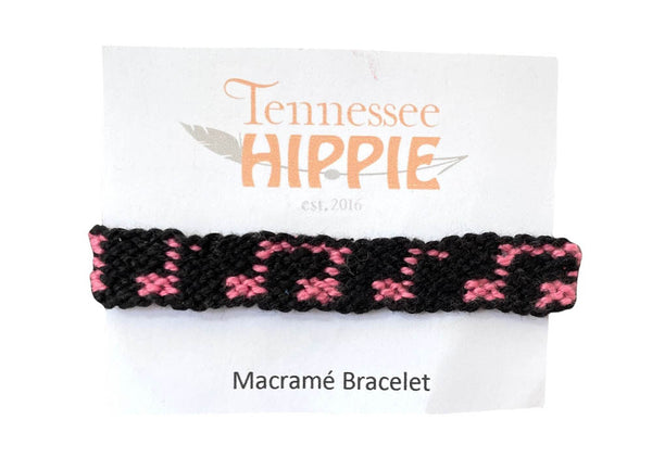 Macrame Music Note Bracelet