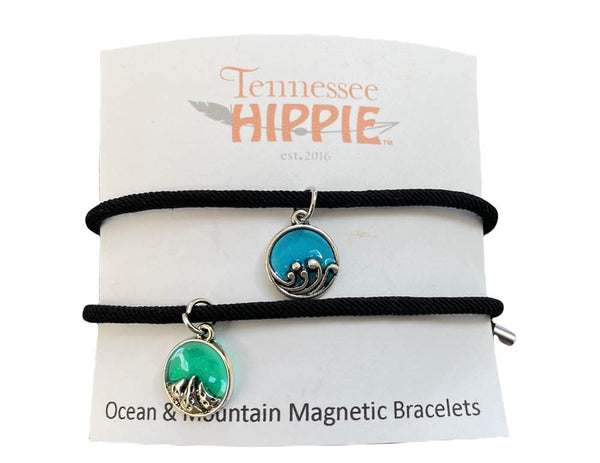 Ocean and Mountain Magnetic Bracelets with color